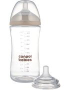Canpol babies Natural Shape antikólikás cumisüveg 3m+ 1 db