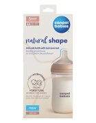Canpol babies Natural Shape antikólikás cumisüveg 3m+ 1 db