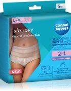 Canpol babies Pants With Postpartum Pad szülés utáni alsóneműk eldobható 2 az 1-ben L/XL 5 db