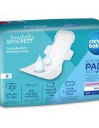 Canpol babies Postpartum Pads With Wings szülés utáni betétek éjszakára 8 db