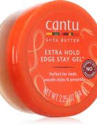 CANTU Shea Butter Extra Hold Edge fixáló gél a hullámos és göndör hajra Shea vajjal 67 ml