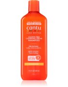 CANTU Shea Butter Shampoo hidratáló sampon hullámos és göndör hajra 400 ml