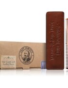 Captain Fawcett Accessories Hair Comb with Leather Case szakáll fésű tokkal 1 db