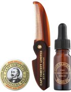 Captain Fawcett Ricki Hall´s Booze & Baccy Grooming Kit ajándékszett szakállra uraknak