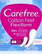 Carefree Cotton Flexiform tisztasági betétek parfümmentes 56 db