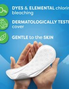 Carefree Cotton Flexiform tisztasági betétek parfümmentes 56 db