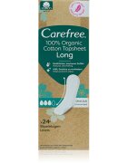 Carefree Organic Cotton Long tisztasági betétek 24 db