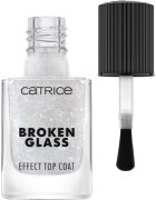Catrice Broken Glass Effect Top Coat fedő körömlakk csillámporral árnyalat 050 Sparkling Reflection 10.5 ml