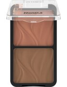 Catrice Butter Like Bronze & Contour Púderes highlight és kontúr paletta bronzosítóval árnyalat 020 Shape It My Way 9 g
