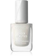 Catrice Sheer Beauties Strengthening Nail Polish körömerősítő lakk árnyalat 010 Milky Not Guilty 10.5 ml