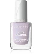 Catrice Sheer Beauties Strengthening Nail Polish körömerősítő lakk árnyalat 080 Lavender Whispers 10.5 ml