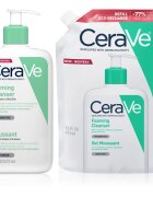 CeraVe Cleansers Foaming Cleanser szett normál és zsíros bőrre