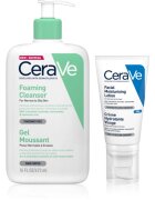 CeraVe Cleansers Foaming Cleanser szett normál és zsíros bőrre