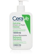 CeraVe Cleansers Hydrating Cream-to-Foam Cleanser tisztító habzó krém normál és száraz bőrre 473 ml