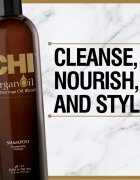 CHI Argan Oil Shampoo tápláló sampon száraz és sérült hajra 739 ml