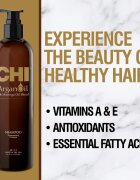 CHI Argan Oil Shampoo tápláló sampon száraz és sérült hajra 739 ml