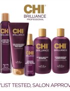 CHI Brilliance Optimum Moisture Shampoo hidratáló sampon a fénylő és selymes hajért 355 ml