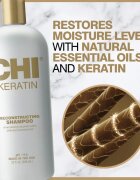 CHI Keratin Reconstructing Shampoo keratinos sampon száraz és rakoncátlan hajra 946 ml