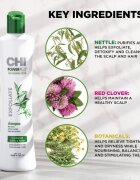 CHI Power Plus Exfoliate Shampoo hámlasztó sampon a fej bőrsejtjeinek megújítására 355 ml