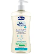 Chicco Baby Moments gyengéd gyermek sampon haj és test 500 ml