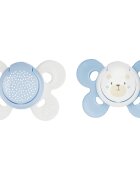 Chicco Physio Comfort 2-6 m cumi Boy-Bear/Dots 2 db