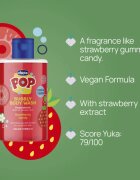 Chicco Pop Bubbly Body Wash tusoló- és fürdőgél gyermekeknek Strawberry Candy 300 ml