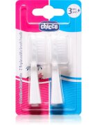 Chicco Replaceable Brush Heads 3y+ csere fejek a fogkeféhez 2 db