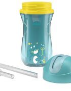 Chicco Sport Cup 14m+ bögre szívószállal Teal 266 ml