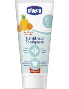 Chicco Toothpaste Fruit Mix fogkrém gyermekeknek fluoriddal 1-5 y 50 ml