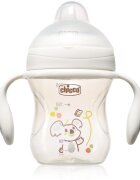 Chicco Transition Cup 4m+ gyakorlóbögre fogantyúval Grey 1 db