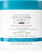 Christophe Robin Purifying Purifying Mask tisztító maszk szennyezett levegőnek kitett hajra 250 ml
