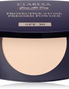 Claresa Care All Day Protective Stone Pressed Powder hosszan tartó fixáló púder SPF 30 árnyalat Universal 10 g