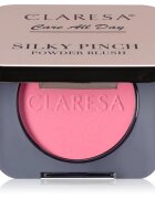 Claresa Care All Day Silky Pinch Powder Blush kompakt arcpirosító a hosszan tartó hatásért 02 Lumi Pink 2 g