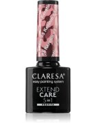 Claresa Extend Care 5 in 1 Keratin bázis lakk zselés műkörömhöz tápláló hatással árnyalat #3 5 g