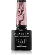Claresa Extend Care 5 in 1 Provita bázis lakk zselés műkörömhöz regeneráló hatással árnyalat #1 5 g