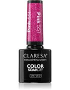 Claresa SoakOff UV/LED Color Balloon Journey géles körömlakk árnyalat Pink 551 5 g
