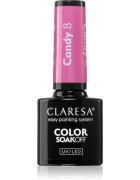 Claresa SoakOff UV/LED Color Candy géles körömlakk árnyalat 8 5 g