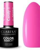 Claresa SoakOff UV/LED Color Candy géles körömlakk árnyalat 8 5 g