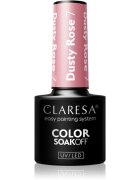 Claresa SoakOff UV/LED Color Dusty Rose géles körömlakk árnyalat 7 5 g