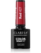 Claresa SoakOff UV/LED Color Fun Fair géles körömlakk árnyalat Red 427 5 g