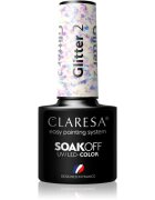 Claresa SoakOff UV/LED Color Glitter géles körömlakk árnyalat 2 5 g