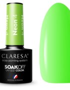 Claresa SoakOff UV/LED Color Neon géles körömlakk árnyalat 4 5 g
