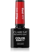 Claresa SoakOff UV/LED Color Warm Feelings géles körömlakk árnyalat Red 419 5 g