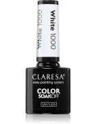 Claresa SoakOff UV/LED Color White géles körömlakk árnyalat 1000 5 g
