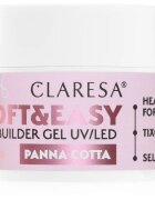 Claresa Soft&Easy Builder Gel alaplakk körmökre árnyalat Panna Cotta 12 g