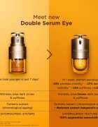 Clarins Double Serum Eye szemkörnyéki ráncok elleni szérum tápláló hatással 20 ml