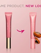 Clarins Lip Perfector Shimmer ajakfény hidratáló hatással árnyalat 07 Toffee Pink Shimmer 12 ml