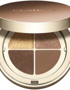 Clarins Ombre 4 Colour Eye Palette szemhéjfesték paletta a hosszan tartó hatásért árnyalat 04 - Brown Sugar Gradation 4.2 g