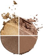 Clarins Ombre 4 Colour Eye Palette szemhéjfesték paletta a hosszan tartó hatásért árnyalat 04 - Brown Sugar Gradation 4.2 g