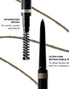 Clarins Wonder Define Eyebrow Pencil szemöldök ceruza ecsettel árnyalat 02 cool brown 0.06 g